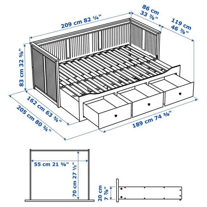 Divan Ikea Hemnes