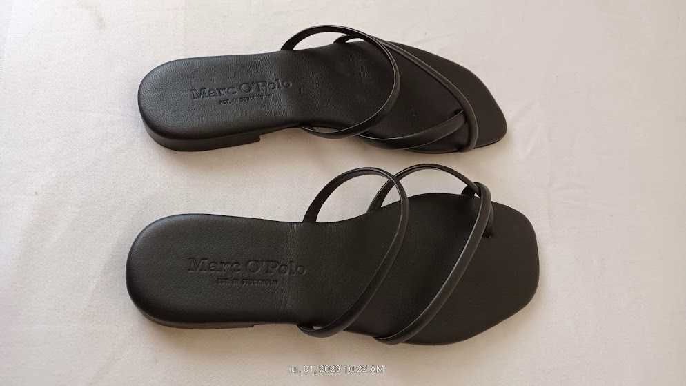 Sandale de dama din piele naturala Marc O'Polo,(Super Ofertă).