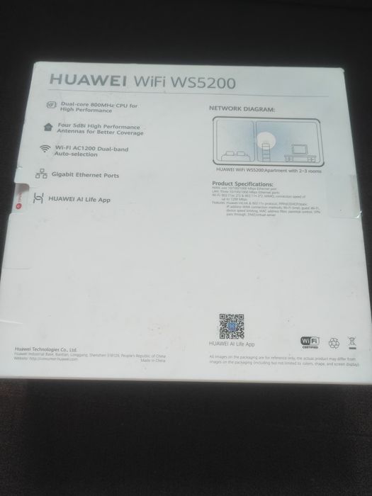 Router Wireless Huawei WS5200V2, 4x LAN, White