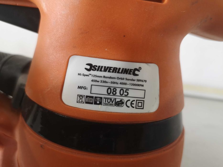 Ексцентрик шлайф - Silverline 450W / 125mm