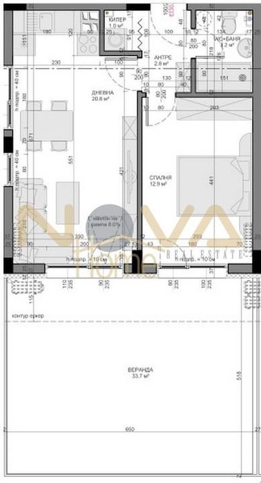 Продава се Двустаен апартамент в Варна, Владислав Варненчик - 95 кв.м за 405 €/кв.м - Снимка #1
