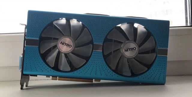 Продается видеокарта Sapphire nitro plus RX 590 GME 8gb с подсветкой