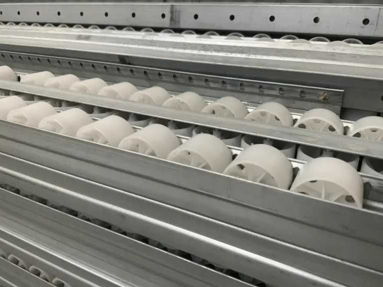 Șine cu role cilindrice 4 m - spațiere 33mm - Ø 32 mm