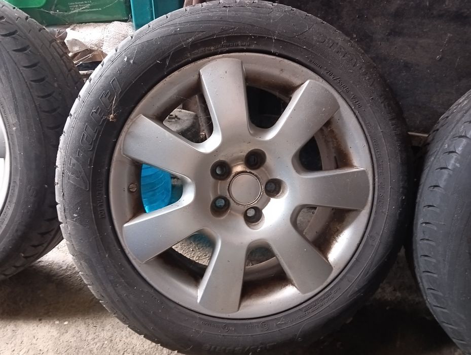 Jante aliaj Volkswagen, Skoda,cu cauciucuri de vară 205/55 R16