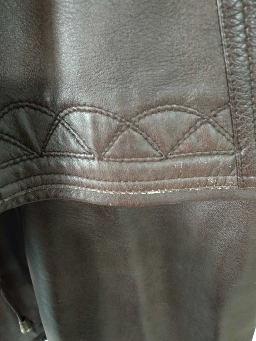 Кожена дамска шуба L