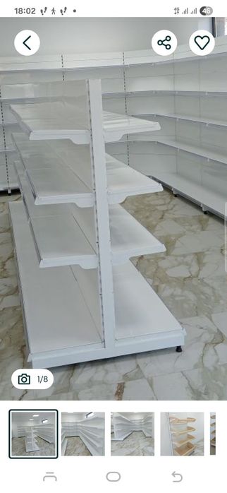 Продам металлические стеллажи