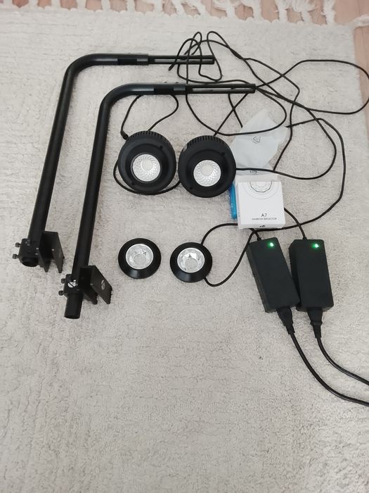 Lampa LED acvariu marin / corali A+ A7S – spectru complet, Wi‑Fi