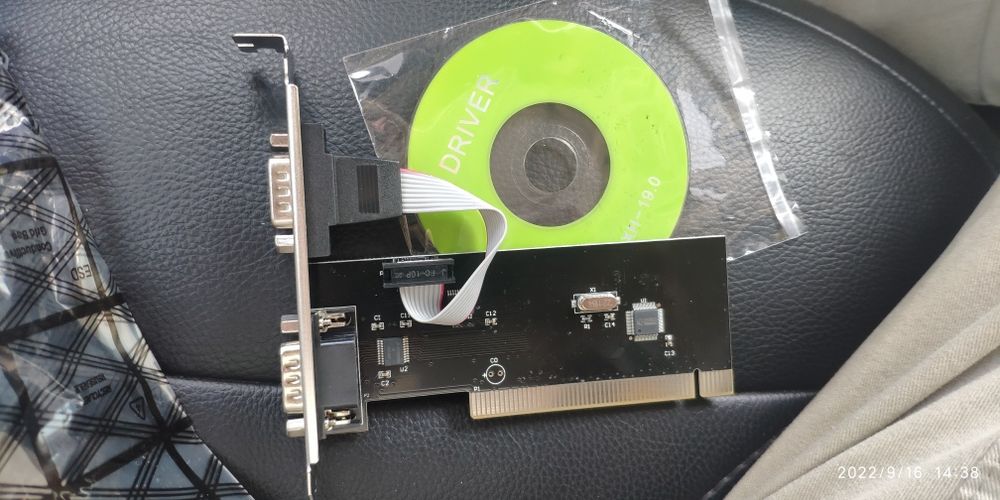 Переходник RS-232 Com port to PCI
