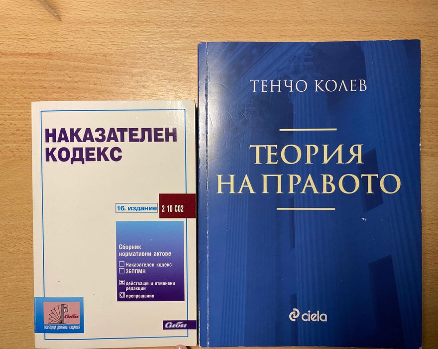 Обща теория на правото и Наказателен кодекс