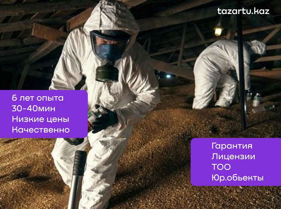 Дезинфекция  от клопов Тараз