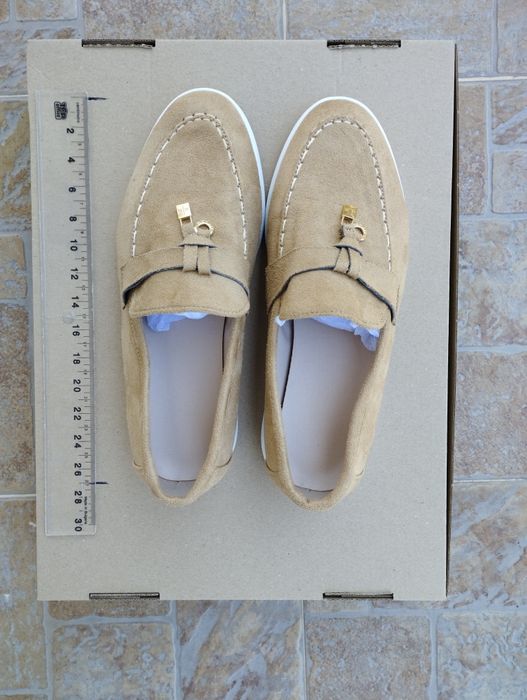 Лоуфъри/мокасини естествен велур