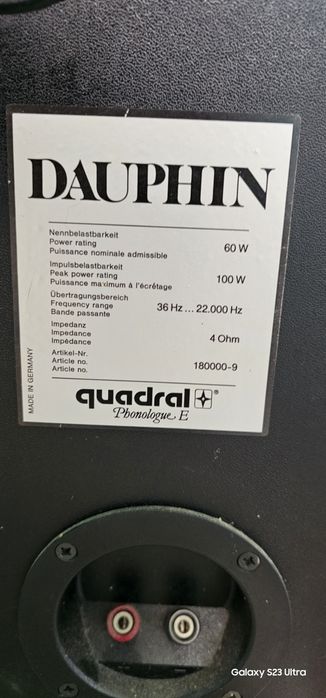 Quadral Dauphin Тонколони