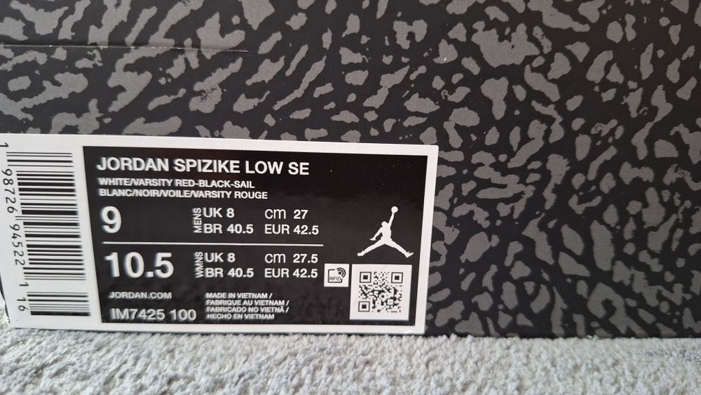 Маратонки Nike Air Jordan Spizike low