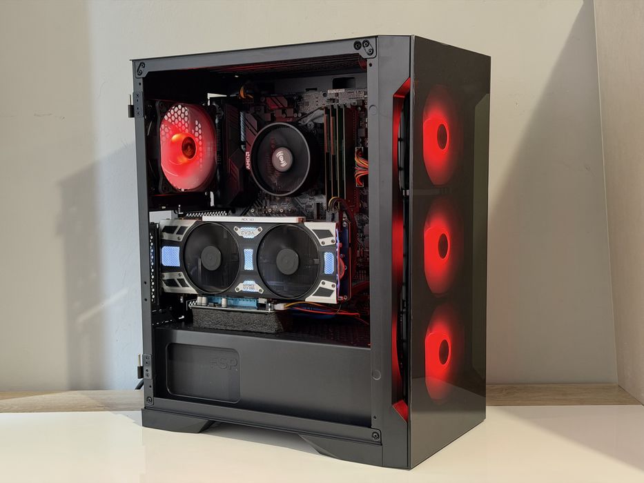 Геймърски компютър Ryzen 5 3600, GTX 1080, 32GB