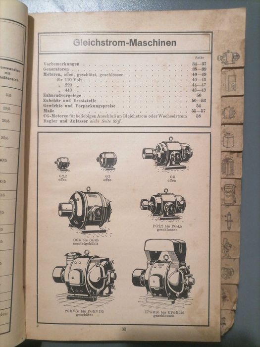 Carte veche colectie Catalog electrice SIEMENS SCHUCKERT 1924