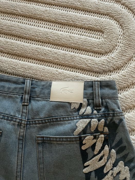 Lacoste Crocodile-Motif Wide-Leg J