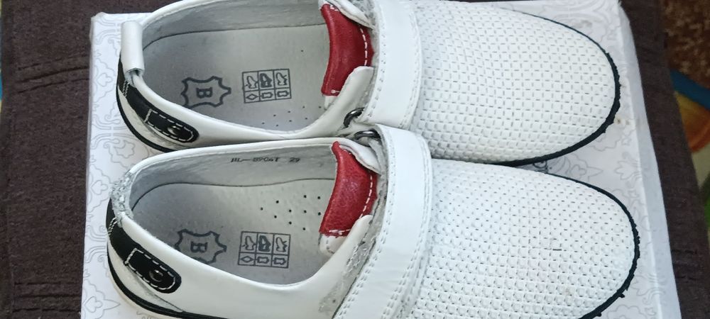 Туфли 28,29 р. Белые