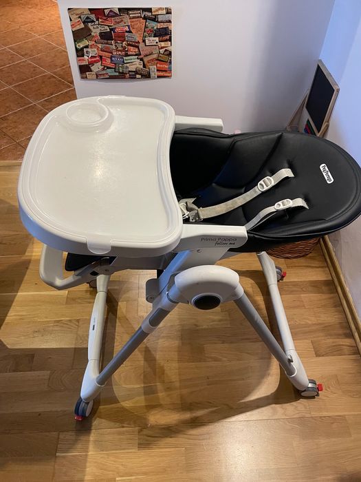 Scaun bebe Pepperego Prima Pappa cu cadru metalic