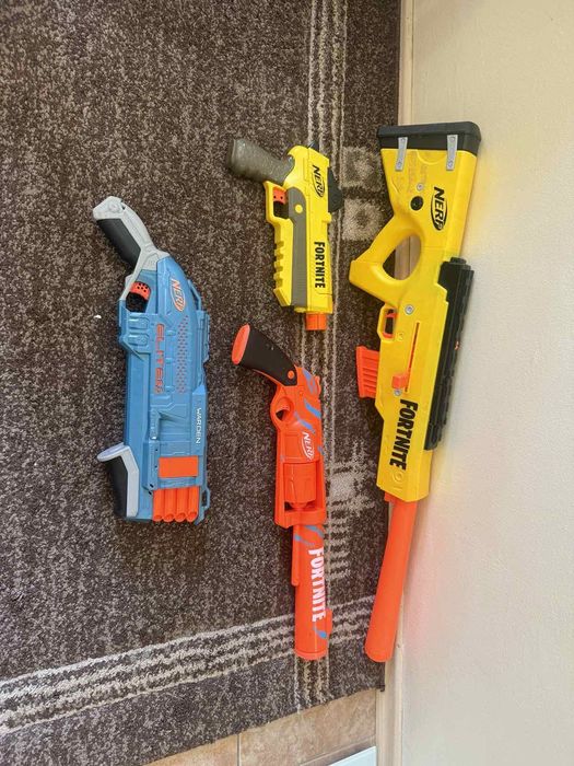 Колекция детски пушки /бластери Nerf Fortnite - 4бр