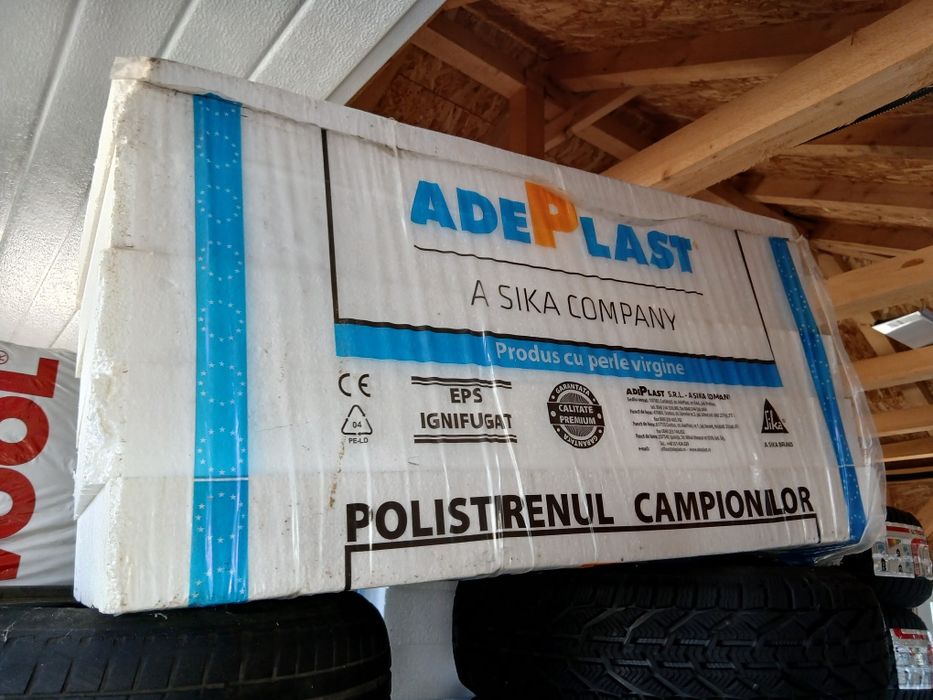 Ieftin polistiren ADEPLAST expandat 10cm EPS80+ pentru  fatada casa
