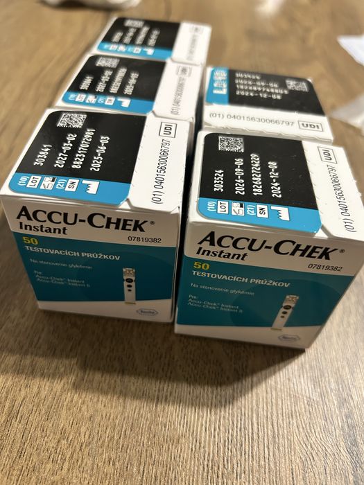 Teste glicemie accu-check instant