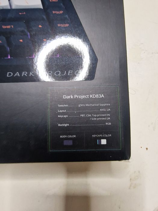 Игровая клавиатура Dark Project KD83A