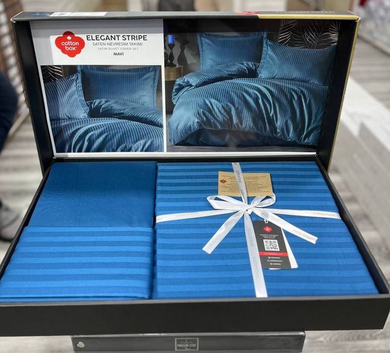 Страйп Сатин отличной плотности постельное белье