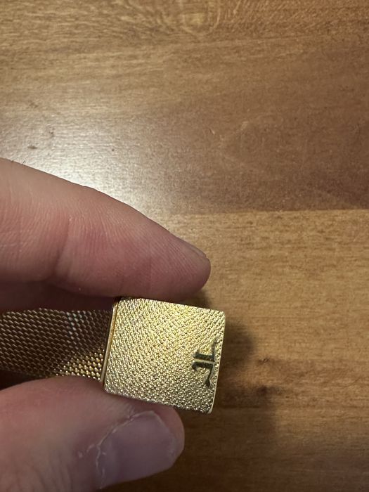 Златен часовник Jaeger-LeCoultre 18 карата злато оникс диаманти верига