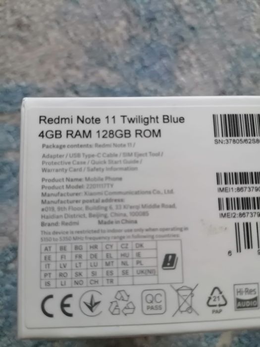 Vând Redmi Note 11