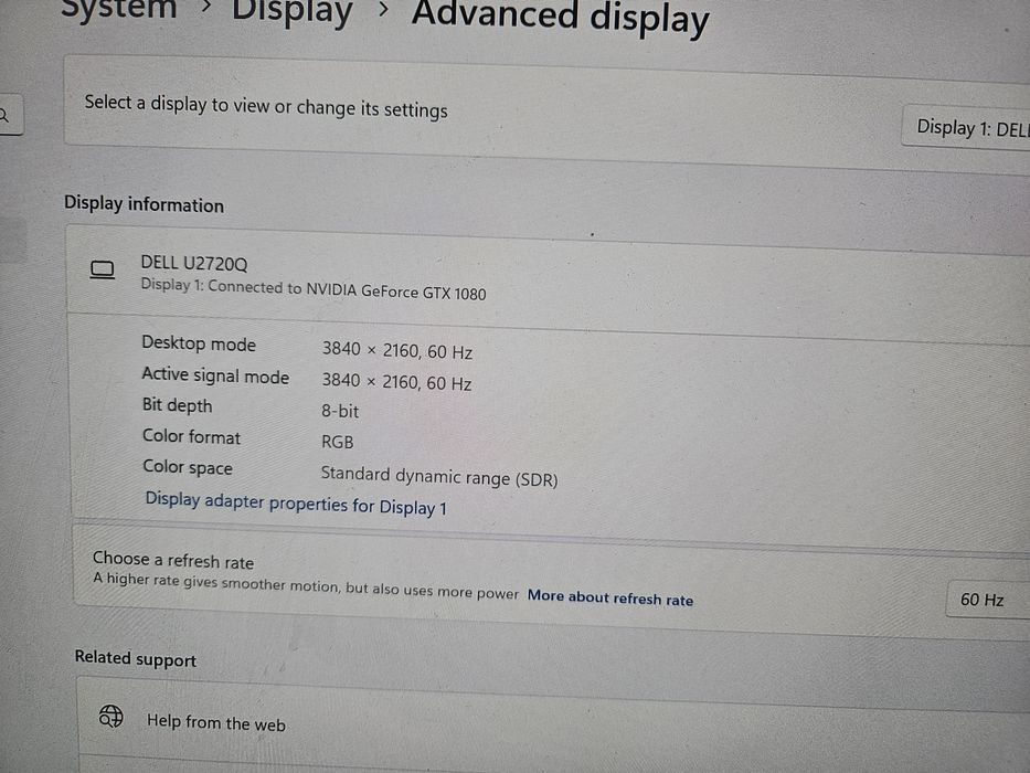 Monitor Dell Ultrasharp 27 U2720Q IPS