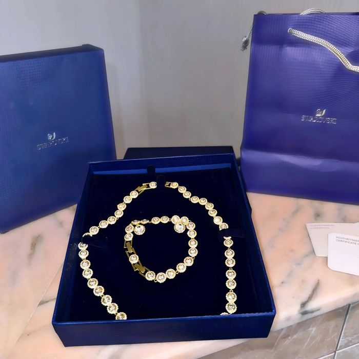 Set Angelic Swarovski Gold//Premium