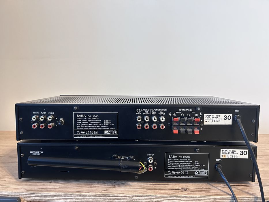 Amplificator + Tuner FM SABA