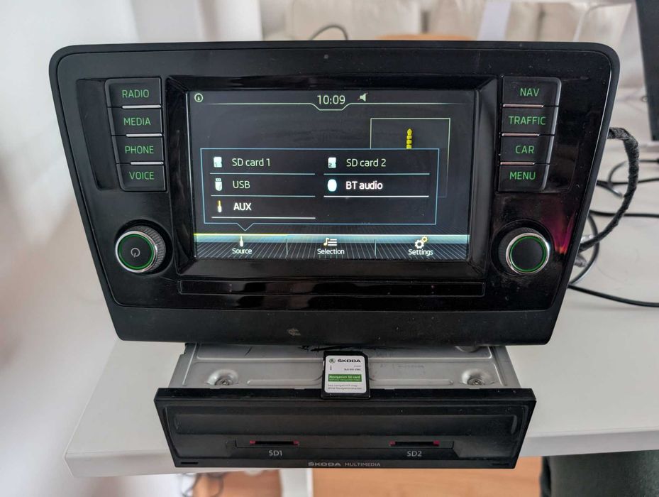 Radio Navigatie Skoda Rapid Bluetooth Mib2 Smartlink Carplay Android A