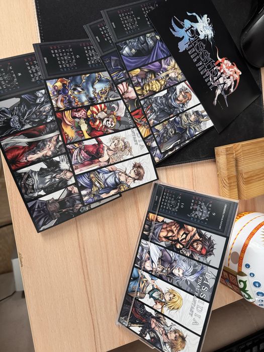 Коллекционный набор календарей Dissidia Final Fantasy