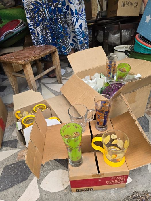 Посуда  разная  стаканы  сервиз