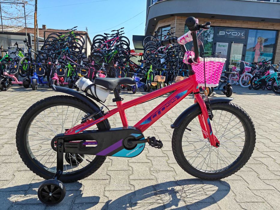 CROSS Алуминиев велосипед 20" DAISY розов