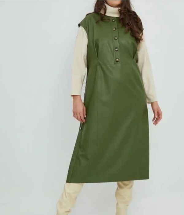 Сарафан кожаный 58-60 размер