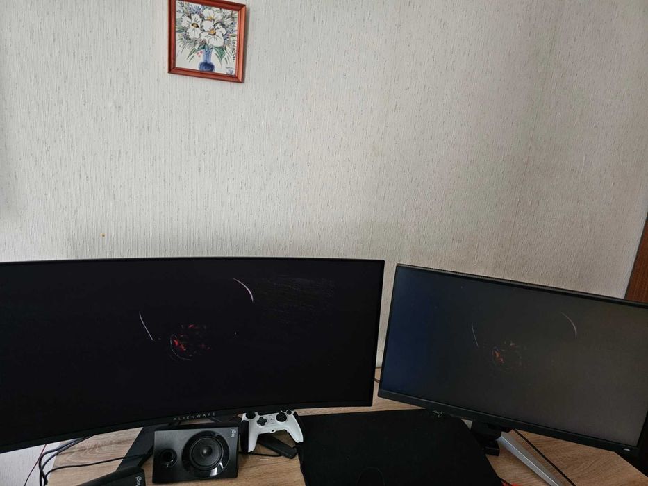 Гаранционно подменен DELL Alienware 34 inch Curved QD-OLED Gaming монитор - AW3423DWF