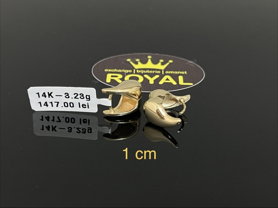 Bijuteria Royal CB : Cercei 14k 585   3,23 gr
