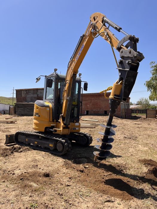 Мини-экскаватор 3 в 1. Аренда Копает, разбивает, бурит!