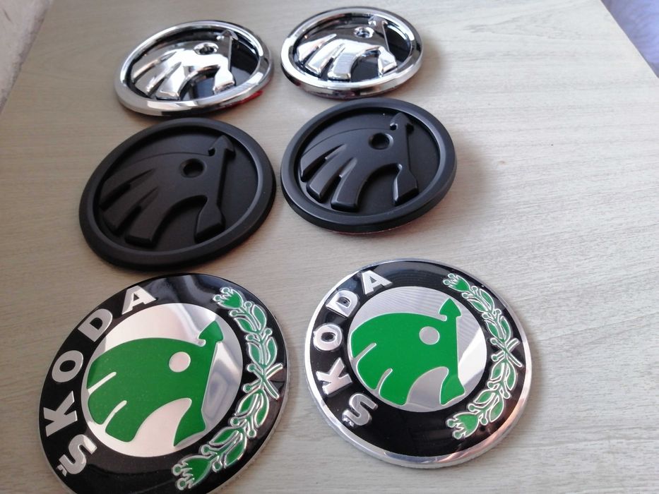 Skoda емблема шкода капак fabia superb octavia емблеми