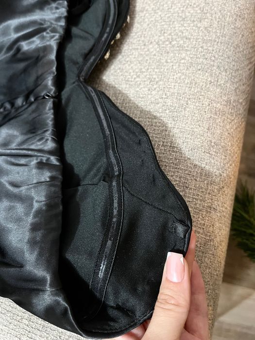 Rochie ocazie/eveniment neagră din tul nouă cu etichetă