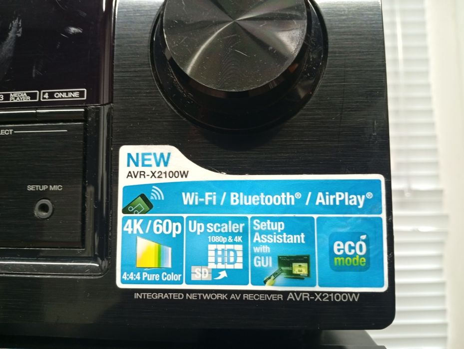 7.2 канален ресивър DENON AVR-X 2100 Bluetooth 4K Wi-fi