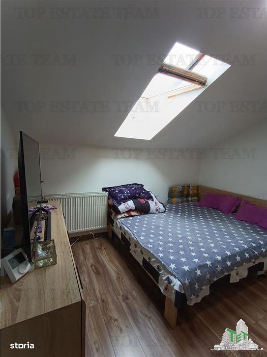 Apartament cochet si utilat complet cu 2 camere, 35mp utili la mansard