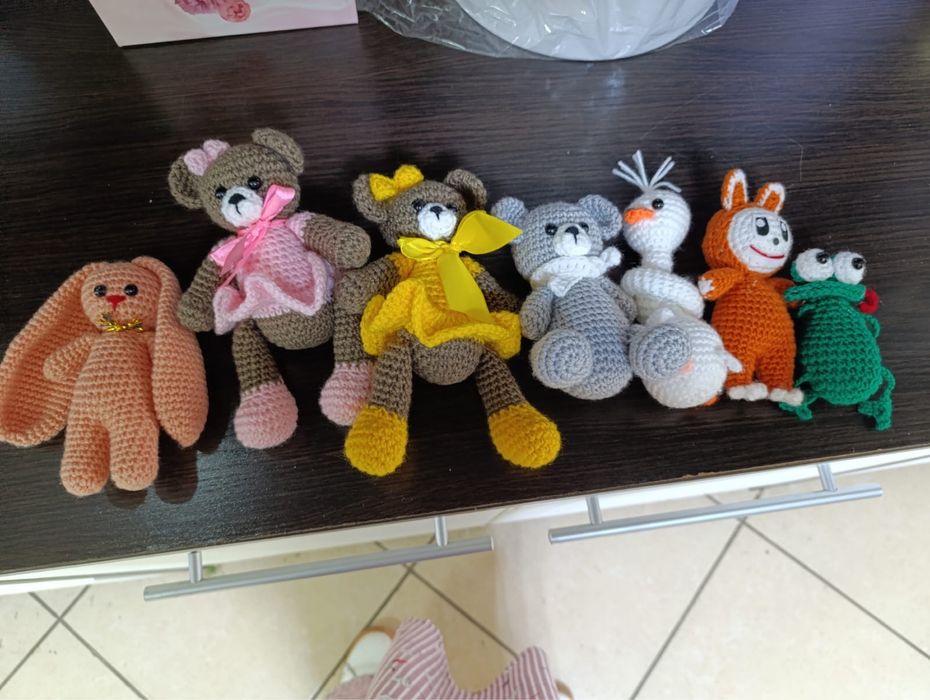 Вязаные игрушки ручной работы