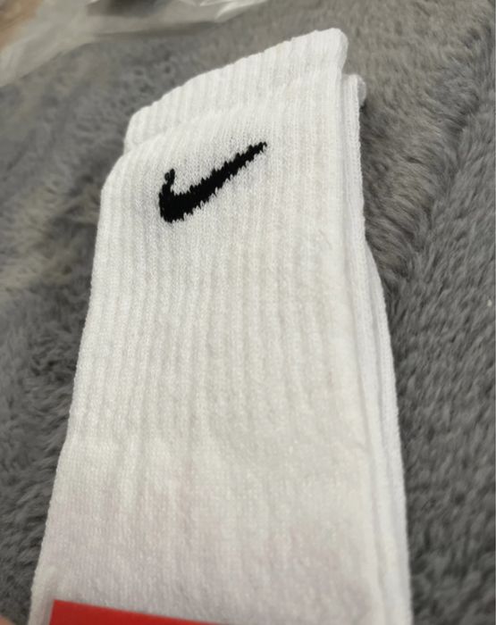 12 perechi de sosete nike albe MARIME UNIVERSLA