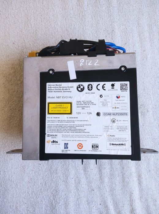 BMW G30 F30 F31 F20 F10 F15 F25 NBT EVO навигация с GPS порт 4GB RAM модел B210