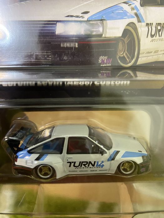 Hot Wheels Elite 64 Toyota Corolla Levin(AE86)Custom macheta auto 1:64