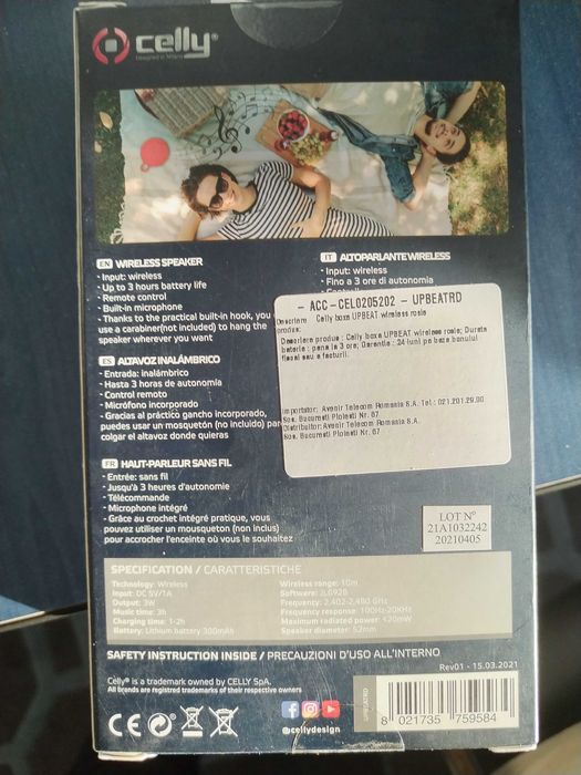 Boxă Wireless Celly