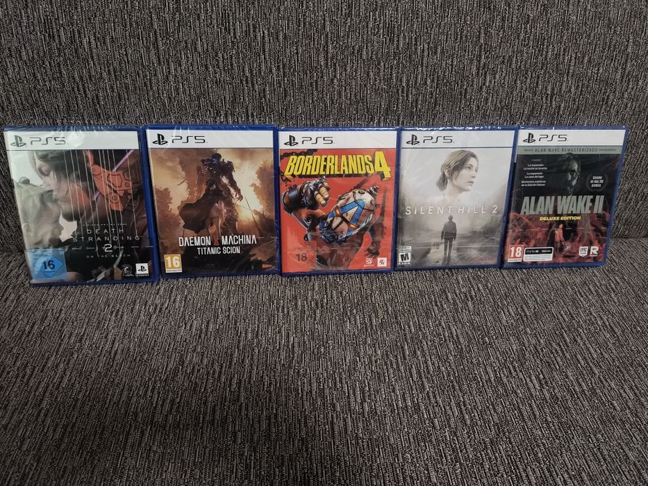 Alan Wake 2,Death Stranding 2,Borderlands 4, Silent Hill 2 PS5